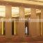 china manufacturer aluminium vertical folding partitions for church buildings