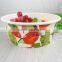 Color Printed Food Grade Disposable Paper Salad Bowl with Clear Lid for Takeaway Bussiness