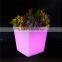 outdoor waterproof garden led flower pot plastic led flower pot