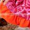Wholesale children's boutique clothing top sleeveless with stripe dress for baby girls