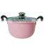 stainless steel colorful painted nonstick multi stock pot set