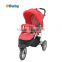 Baby Stroller Manufacturer Adjustable Backrest Footrest Reversible Seat Air inflated Swivel 3 Wheels with Suspension