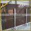 Light tan brown engineered quartz countertop tile slab