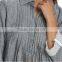 Wholesale Women Long Sleeves Cotton Pleated Nightshirt