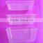 clear plastic food disposable container