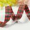 Polyester decorative plaid scottish ribbon