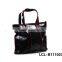 LCL-B1110207-L Shining Pvc pu bi Color Customized Fashion Lady Travel Weekend Tote Hand Bag