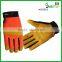 Hot Style Orange the Global Supply Leather Driving Gloves