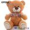 hot soft bow brown plush teddy bear