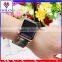 Premium Genuine Leather Replacement Watchband Strap Wrist Band with Secure Metal Clasp Classic Buckle for Apple Watch
