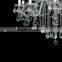 silver chain silver polished maria theresa indoor hanging crystal pendant lamp chandelier