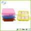 Silicone food grade storage containers sets with lid