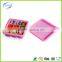 Silicone food grade storage containers sets with lid