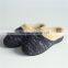 Woman special knitted indoor slipper with heal