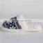 Woman knitted indoor slipper