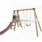 Outdoor Wood Swing Sets for kids TYS-S02