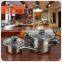 Multi-functional stainless steel cooking pot saucepan milk pot with steamer for food and 3 layer capsuled bottom