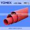 ASTM 2 inch pvc pipe for water line in orange color