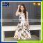 Polyester girls simple long dress design for teenagers
