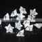 New fashion white star shaped machine cut cubic zirocnia sotnes
