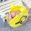 High quality cute Minions design silicne rubber coin sorter wallet for teens