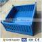 Wire mesh storage cage container with wheel castors