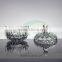 fancy antique crystal dry fruit unique shape glass bowls with glass lids                        
                                                Quality Choice