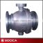 industrial stainless steel flange end ball valve