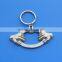 Russian country flag iron soft enamel gold charm key holder