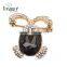 jewelry fashion silver and gold insect rhinestone brooch pin unisex jewelry