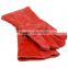 factory sales red leather welding working gloves