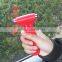Car and bus emergency hammer with base and cutting knife