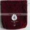 cheap red printed velvet garment bag wholesale