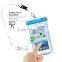 Samco Good Quality Transparent PVC Material Waterproof Case for Huawei Ascend P7 Swimming Phone Case