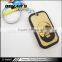 Fashion wooden style keychains with different human head portrait