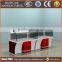 Good quality red MDF with glass rectangle mobile booth