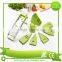 Handheld Mandoline Vegetable Slicer Kitchen Set Stainless Steel Blades With Food Safety Holder 5Pcs Set BPA Free ABS Plastic