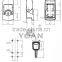 The high safe cabinet latch hasp lock box lock