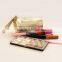 Gold color personalized small money bag cylinder style coin purse