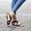 CX056 lady strappy pin buckle sandals