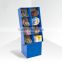 CMYK printing cardboard floor display for book,photo album / cardboard paper display stands