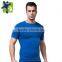 Mens Body Shaper Quick Dry Short Sleeve 391 BU Fixgear Shirt Navy Blue Tights Men T-shirt Men Running