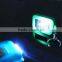 New Fashion Mixed Color Solar Portable LED Light Keychain / Mini Flashlight Key Ring Survial Gadget 3 LED