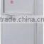 High efficiency electric hot and cold water cooler dispenser in white