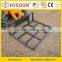 Compact walk-behind skid steer loader tractor