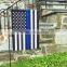 Free Shipping Thin Blue Line Police Garden Flag