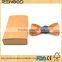 Business and Casual Style Carved Pattern Wooden Bowties