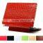 High impact resistance stand up pu leather laptop case for macbook air