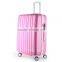 ABS PC 20inch zipper travel trolley eminent suitcase with TSA lock