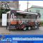 Good quality street food churros cart/crepe trailers/concession truck